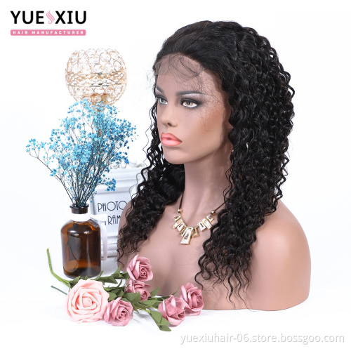360 Lace Frontal Wig With Baby Hair,360 Human Hair Wig,360 Lace Wig Deep Wave